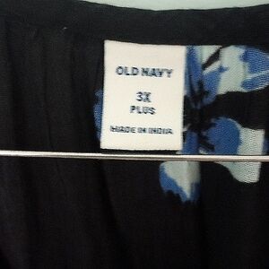 NWT Old Navy Black Floral Dress